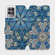 Mobiwear Flip pouzdro na mobil Realme 8i - V108P Modré mandala květy