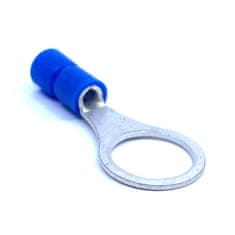 Izolované Cu kabelová oka lisovací modré 2,5mm2 / M4 100 ks