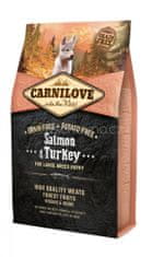 Carnilove Salmon & Turkey for Large Breed Puppy 4 kg