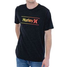 Hurley Pánské triko , Everyday Regrind Gradiattion | DC3411 | H010 - BLACK | L