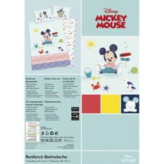 Herding GREEN Dětské bavlněné povlečení do postýlky MICKEY MOUSE, 100/135+40/60