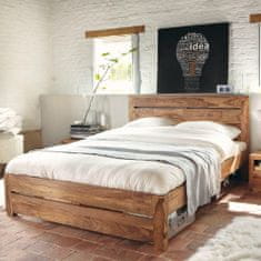 Massive Home Dřevěná postel 90x200 Ruby
