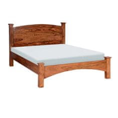 Massive Home Dřevěná postel 90x200 z palisandrového dřeva Massive Home Irma II