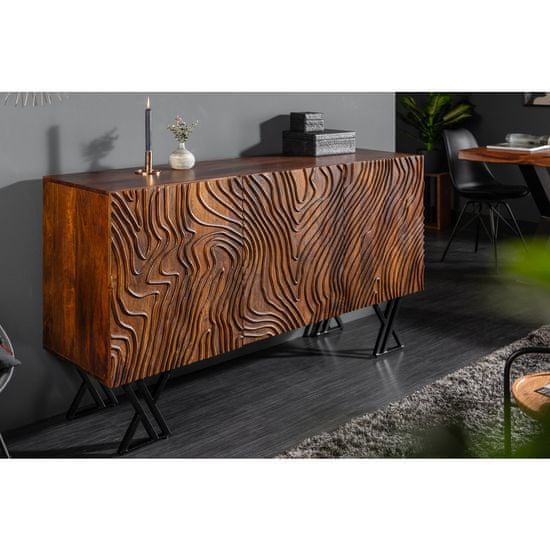 Massive Home Designová komoda 160 cm Fluid mango