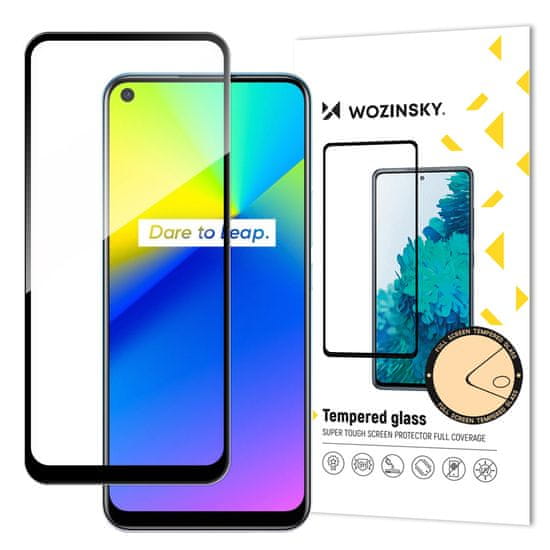 WOZINSKY Wozinsky ochranné tvrzené sklo pro Realme 7i - Černá KP9875