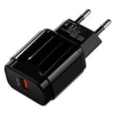 MG Travel Charger síťová nabíječka QC 1A, černá