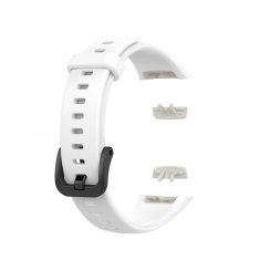 BStrap Silicone řemínek na Honor Band 6 / Huawei Band 6, white