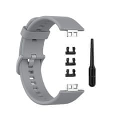 BStrap Silicone řemínek na Huawei Watch Fit, gray