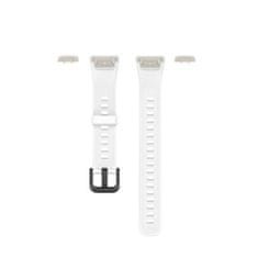 BStrap Silicone řemínek na Honor Band 6 / Huawei Band 6, white