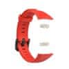 Silicone řemínek na Honor Band 6 / Huawei Band 6, red