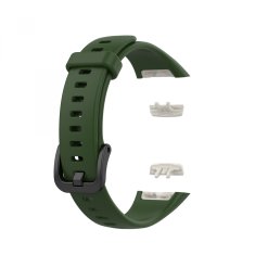 BStrap Silicone řemínek na Honor Band 6 / Huawei Band 6, army green