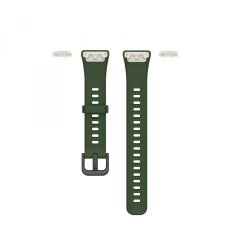 BStrap Silicone řemínek na Honor Band 6 / Huawei Band 6, army green