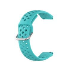 BStrap Silicone Dots řemínek na Garmin Vivoactive 4s, teal