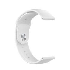 BStrap Silicone řemínek na Garmin Vivoactive 4s, white