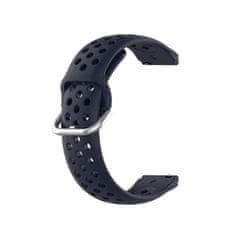 BStrap Silicone Dots řemínek na Garmin Vivoactive 4s, dark blue