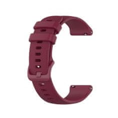 BStrap Silicone Land řemínek na Garmin Vivoactive 4s, vine red