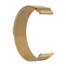 BStrap Milanese řemínek na Garmin Vivoactive 4s, gold