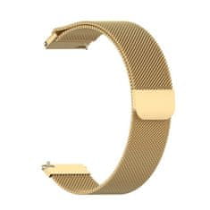 BStrap Milanese řemínek na Garmin Vivoactive 4s, gold