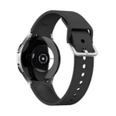 BStrap Silicone řemínek na Samsung Galaxy Watch 4 / 5 / 5 Pro / 6, black