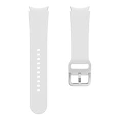 BStrap Silicone řemínek na Samsung Galaxy Watch 4 / 5 / 5 Pro / 6, white