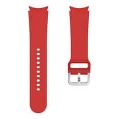 BStrap Silicone řemínek na Samsung Galaxy Watch 4 / 5 / 5 Pro / 6, red