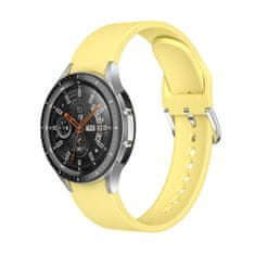 BStrap Silicone řemínek na Samsung Galaxy Watch 4 / 5 / 5 Pro / 6, yellow