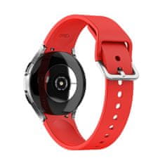 BStrap Silicone řemínek na Samsung Galaxy Watch 4 / 5 / 5 Pro / 6, red