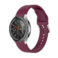 BStrap Silicone řemínek na Samsung Galaxy Watch 4 / 5 / 5 Pro / 6, vine red