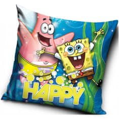 Carbotex Polštář Spongebob a Patrik - HAPPY