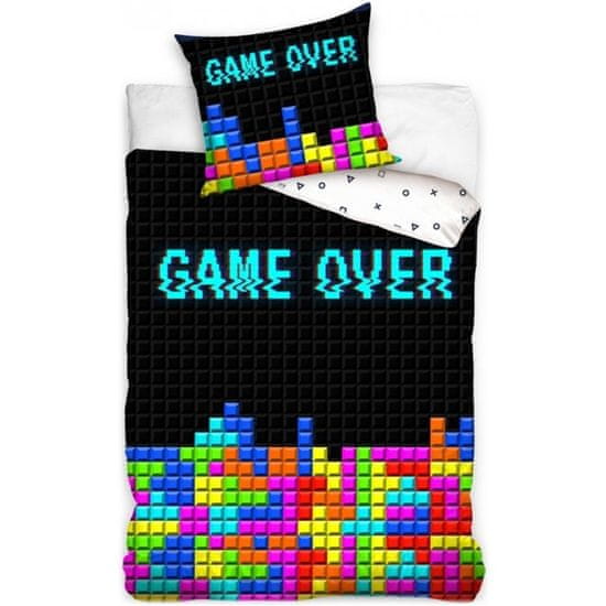 BedTex Bavlněné ložní povlečení GAME OVER