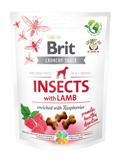 Brit Care Dog Crunchy Cracker. Insects with Lamb enriched with Raspberries 6x200 g