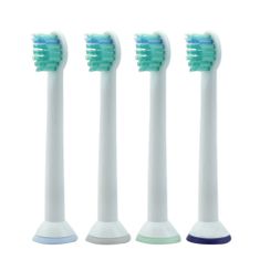 BMK Náhradní kompatibilní hlavice k zubním kartáčkům Philips, 4 ks - kompatibilní s Philips Sonicare ProResults MINI HX6024/07