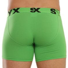 Styx Pánské boxerky long sportovní guma zelené (U1069) - velikost XXL