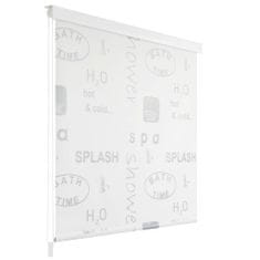 Greatstore Sprchová roleta 120 x 240 cm se vzorem „Splash"