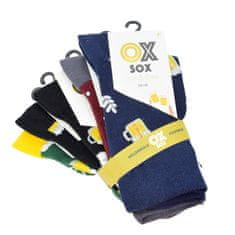 OXSOX pánské bavlněné barevné veselé CRAZY SOCKS ponožky PIVO ox7101721 5-pack, 43-46