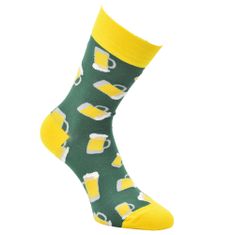 OXSOX pánské bavlněné barevné veselé CRAZY SOCKS ponožky PIVO ox7101721 5-pack, 39-42