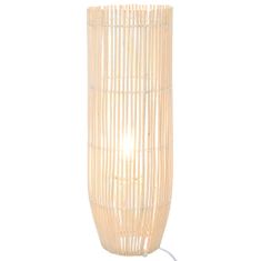 Greatstore Stojací lampa vrba bílá 72 cm E27