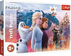 Trefl Puzzle Ledové království 2 MAXI 24 dílků + Ledové království 60 dílků Zdarma