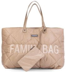 Childhome Cestovní taška Family Bag Puffered Beige