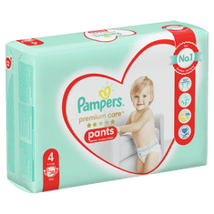 Plenkové kalhotky Premium Care Pants 4 (9-15 kg) Maxi 38 ks