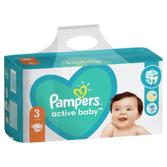 Pampers Pleny Active Baby 3 Midi (6-10 kg) Giant Pack 104 ks