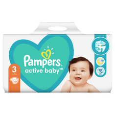 Pampers Pleny Active Baby 3 Midi (6-10 kg) Giant Pack 104 ks