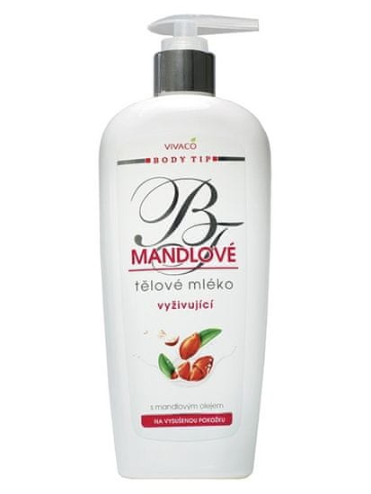 Body tip Tělové mléko s mandlovým olejem l BODY TIP  400 ml