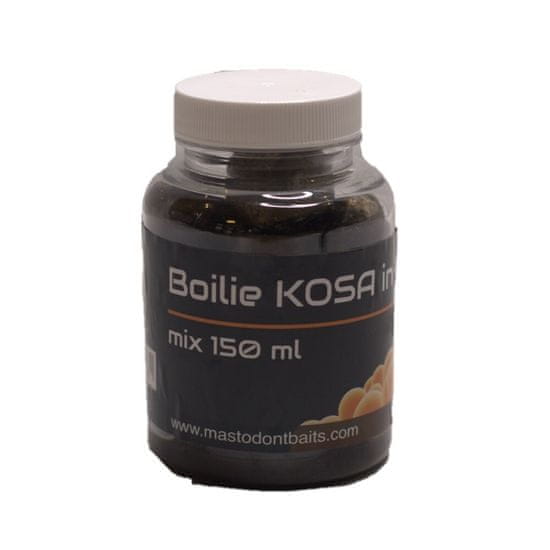 Mastodont Baits - Boilies KOSA v dipu 150ml mix průměrů