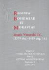 Karel Beránek: Regesta Bohemiae et Moraviae aetatis Venceslai IV. V/I/1 (1378 dec.-1419 aug. 16.) - TOMUS V – Fontes archivi nationalis, PARS I – Litterae monasteriorum, FASCICULLUS 1 – 1378–1397