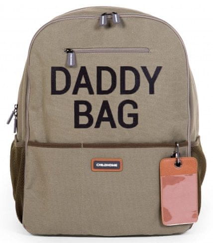 Childhome Přebalovací batoh Daddy Bag Canvas Khaki