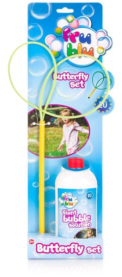 TM Toys Bublifuk FRU BLU motýl + náplň 0,5 L