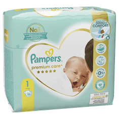 Pampers Pleny Premium Care 1 Newborn (2-5 kg) 26 ks