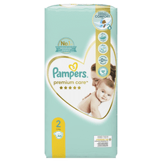 Pampers Premium Care Plenky, Velikost 2, 46 ks, 4kg-8kg