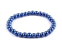 Kraftika 1ks 6 modrá safírová perlový náramek